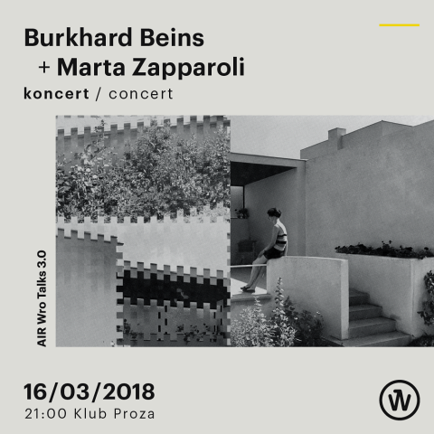 #Concert – Burkhard Beins + Marta Zapparoli #Concert – Burkhard Beins + Marta Zapparoli