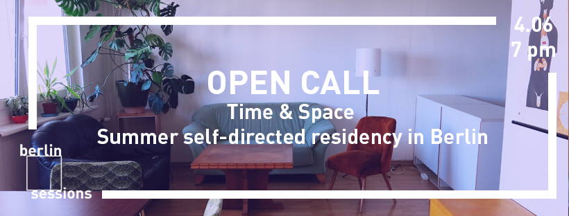 Berlin Sessions Residency is announcing an open call for a self-guided summer residency in Berlin to take place during the three months of June, July and August 2018.